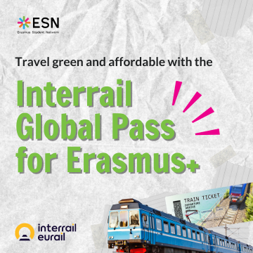 Visit the webpage of the Interrail Global Pass for Erasmus+