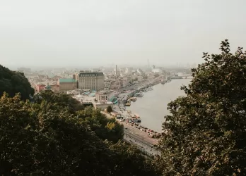 Aerial photo of Kiev, Ukraine