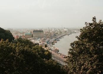 Aerial photo of Kiev, Ukraine